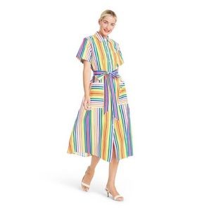 NWT Christopher John RogersxTarget Rainbow Dress 6